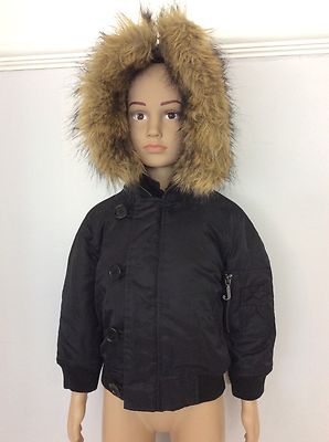 Juicy Couture schwarze Bomberjacke Mantel Mädchen Alter 2 Jahre 24 m neu brandneu uvp £145