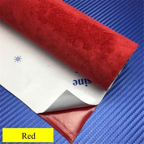 Self Adhesive Faux Suede Fabric Wrap Film Sticker Stretch DIY Car Interior Craft - Picture 32 of 38