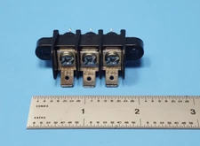 (2pcs) TERMINAL BLOCK, BARRIER, 0387303403, Molex/Beau, 3 Positions, Screws