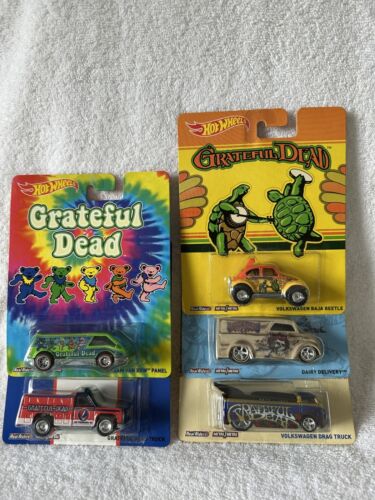 HOT WHEELS GRATEFUL DEAD 2013 POP CULTURE 5 cars of a 6 CAR SET