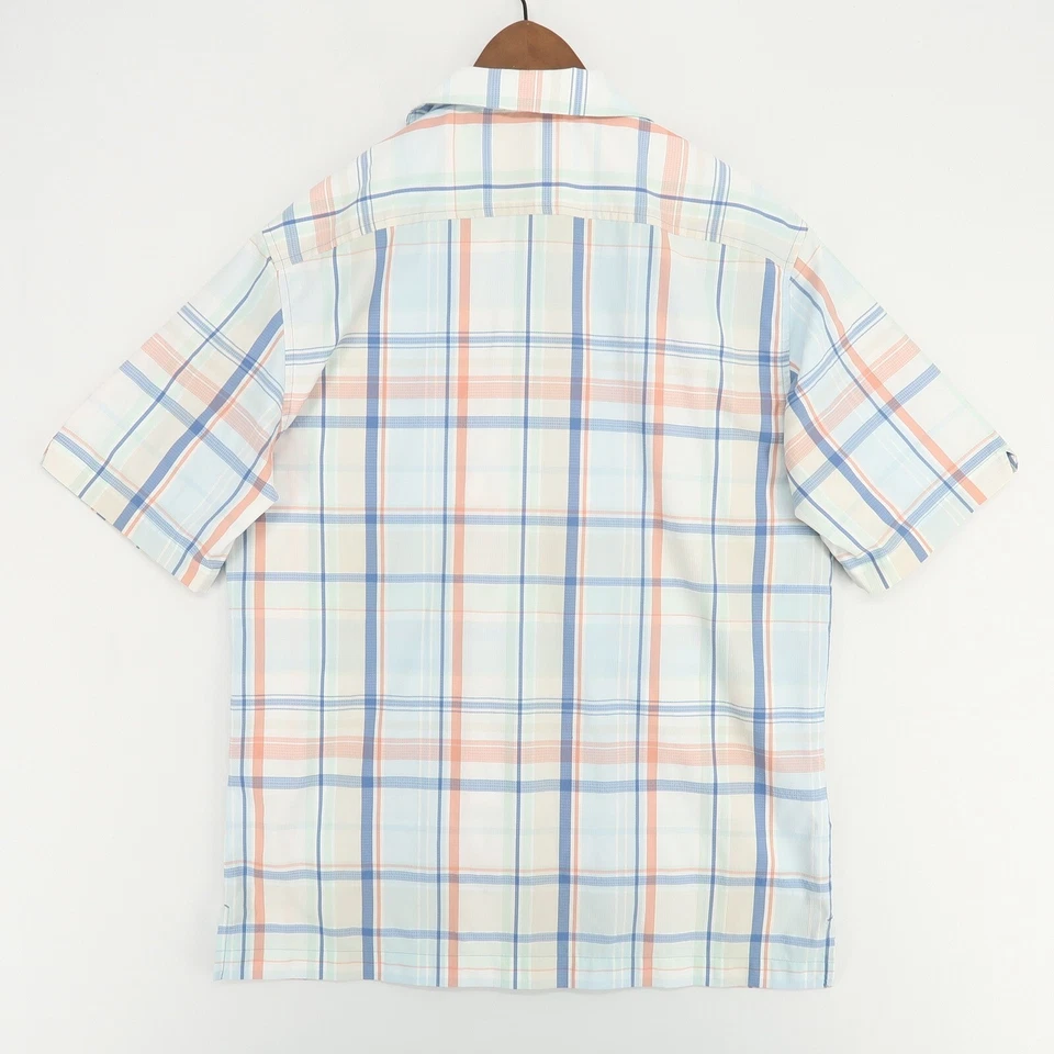 Camisa Coolibar Safari Campamento UPF 50+ Manga Corta Cuello Lazo a Cuadros Talla M Foto 2 de 4