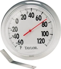 NEW Taylor 5630 00346A2 Thermometer Indoor Outdoor, 6" DIAMETER ACURITE 6234868