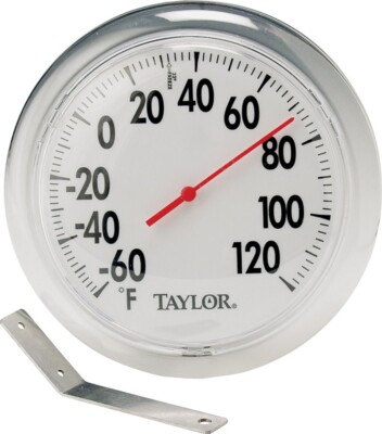 NEW Taylor 5630 00346A2 Thermometer Indoor Outdoor, 6'' DIAMETER ACURITE 6234868