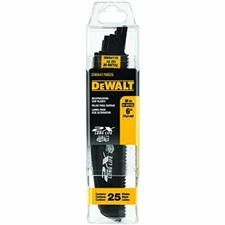DEWALT DWA4176B25 6-Inch 10TPI 2X Reciprocating Saw Blade, 25-Pack