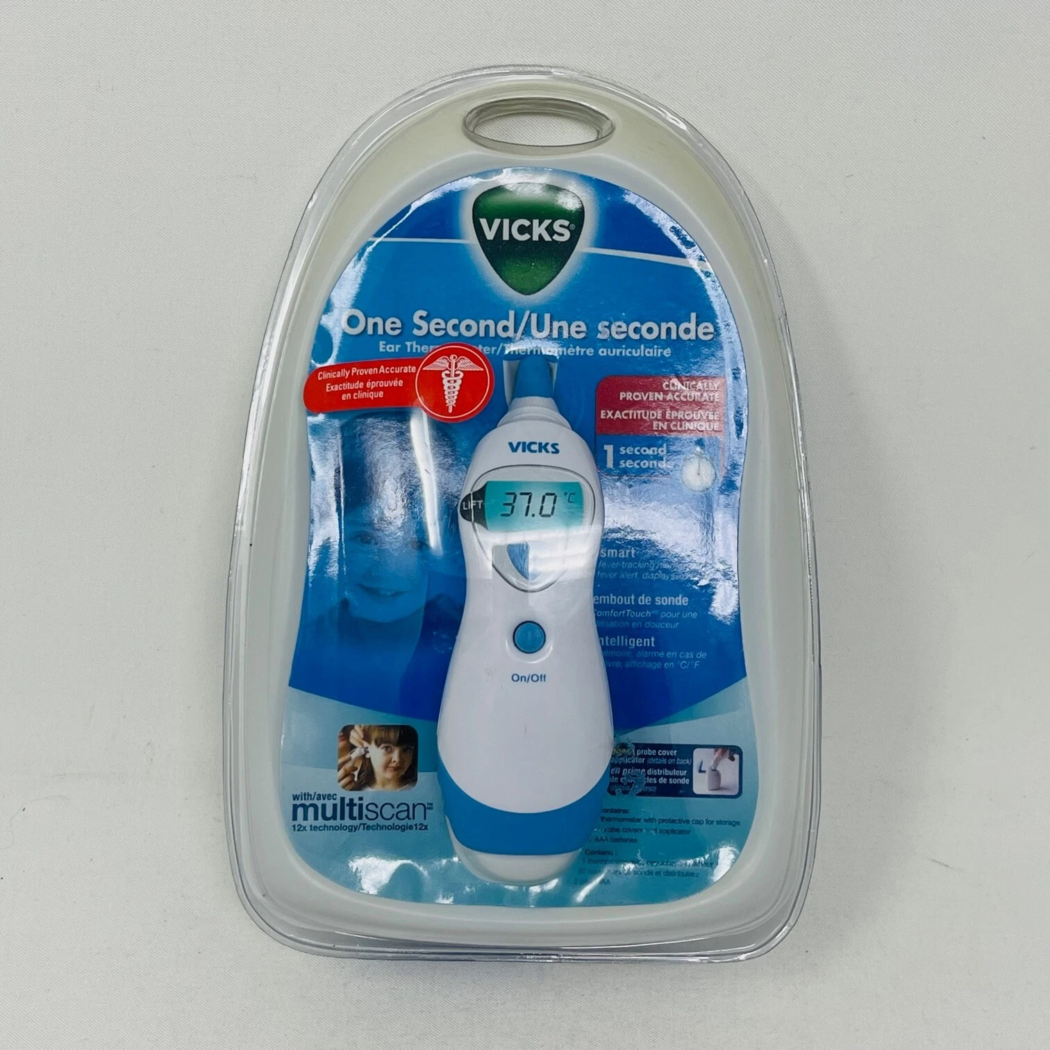 Vicks One Second Ear Thermometer Children Baby Adults Digital Large Display Beep
Opens in a new wind