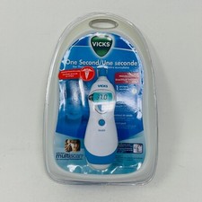 Vicks One Second Ear Thermometer Children Baby Adults Digital Large Display Beep