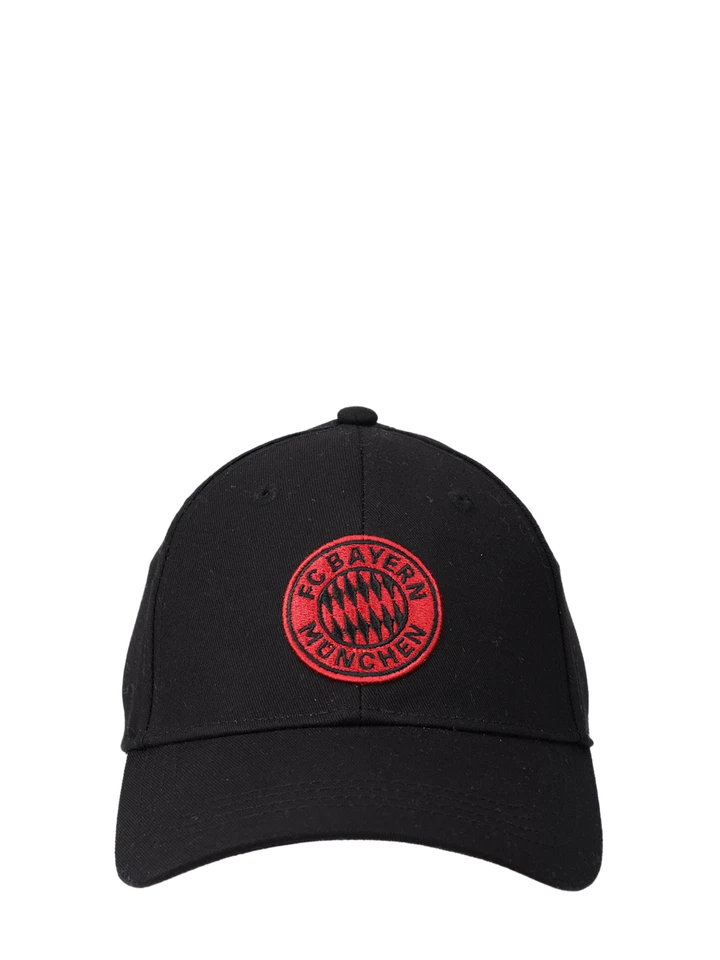 FC Bayern München Baseballcap schwarz Logo Classic rot offizieller Lizenzartikel - Bild 2 von 4