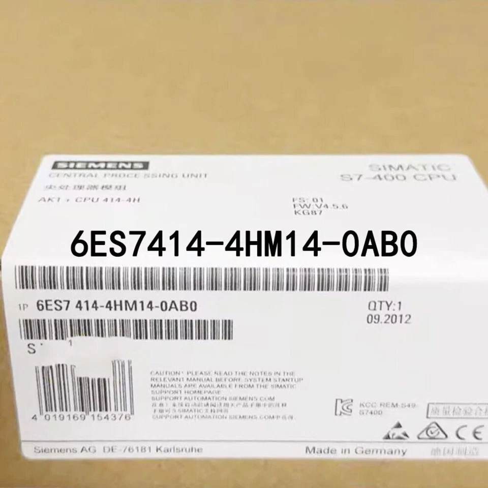 New Siemens SIMATIC S7-400H CPU 414H 6ES7414-4HM14-0AB0 6ES7 414-4HM14-0AB0 - Image 2 of 4