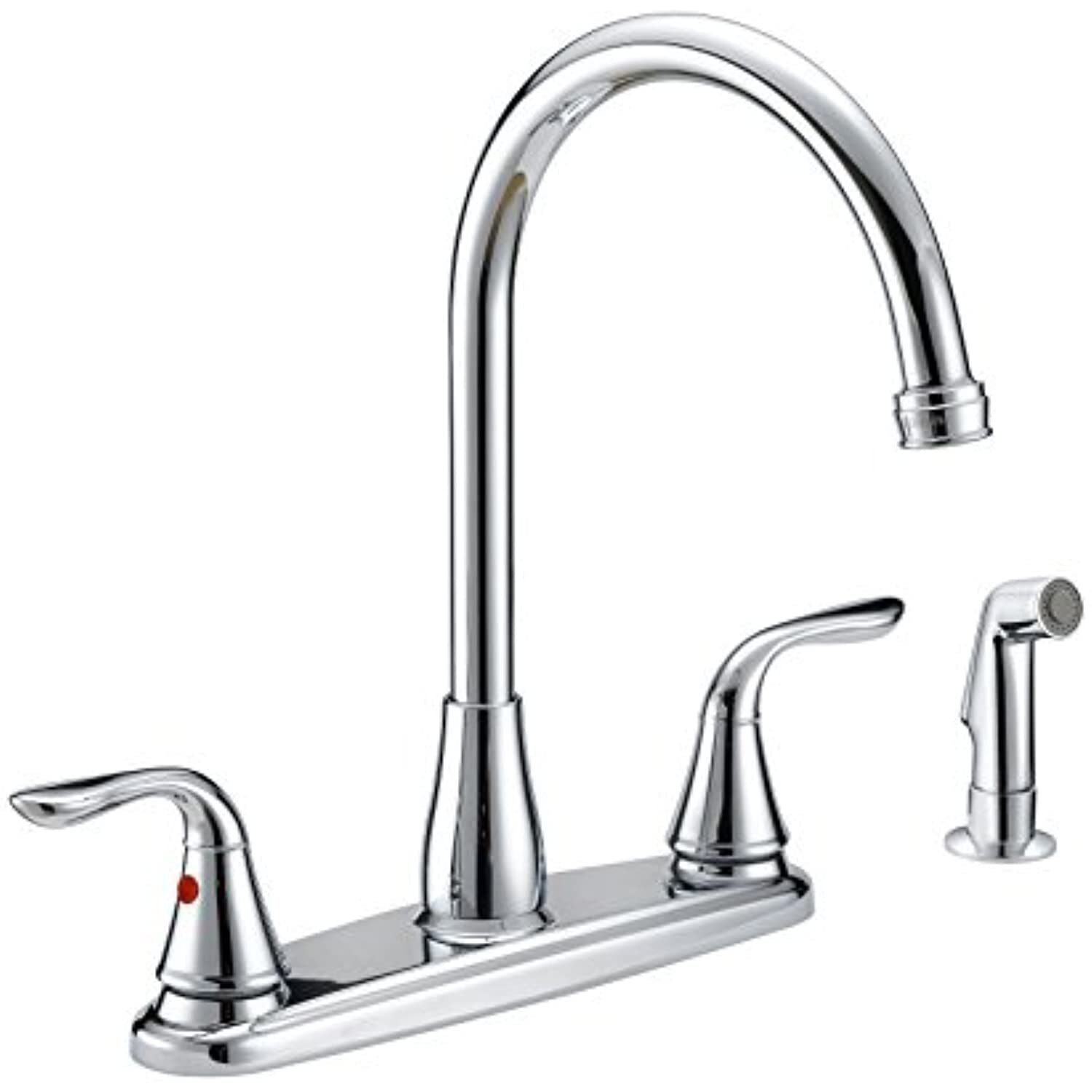 Exquisite Single Handle Kitchen Faucet With Pull Out Spray Chrome