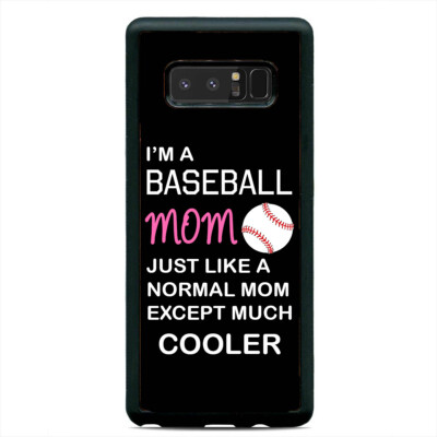 I am a Cooler Baseball Mom Case Cover Samsung Galaxy Note 20 Ultra 10 Plus 9 8