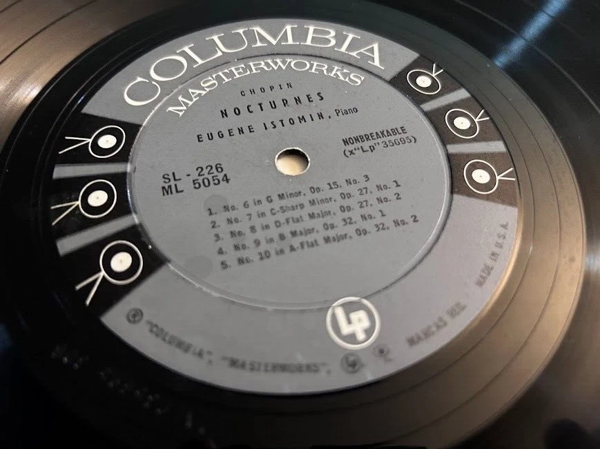COLUMBIA ML 5054/5 *6-EYE* CHOPIN NOCTURNES VOL 1 & 2 NOS 1-19 *EUGENE ISTOMIN* Foto 4 de 4