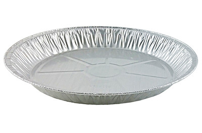 Handi-Foil 12'' Extra-Deep Aluminum Pie Pan 100 Pack -Disposable Baking Plate Tin