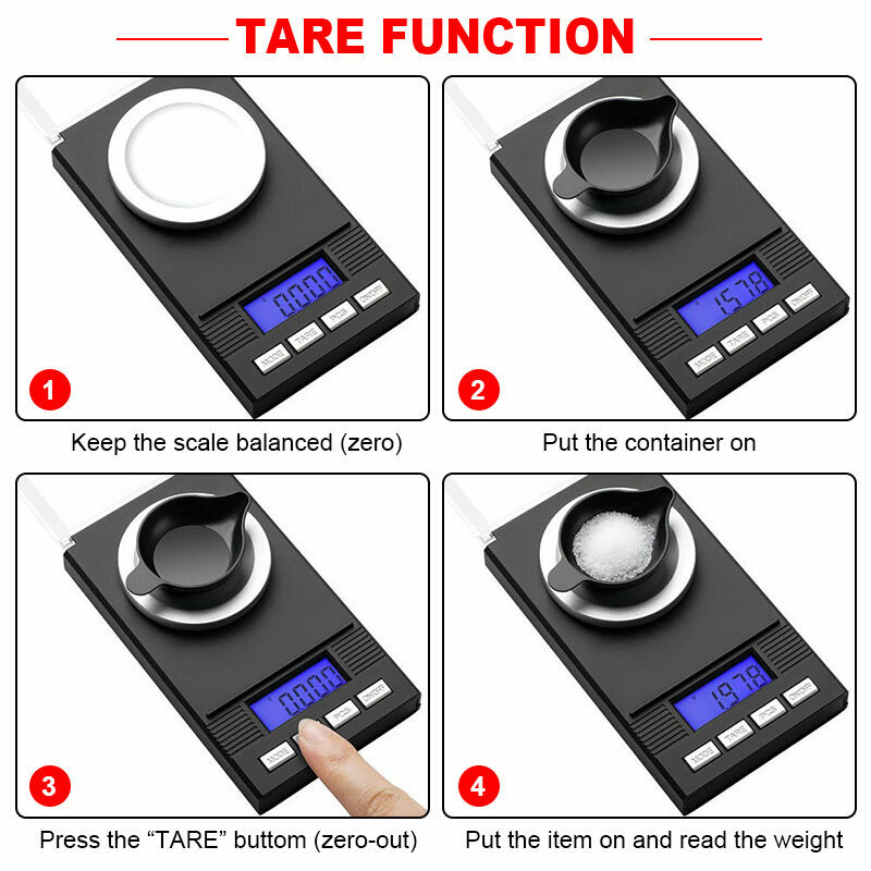 Digital Scales Gold Diamond Pocket Jewellery Carat 0.001g Micro Scale