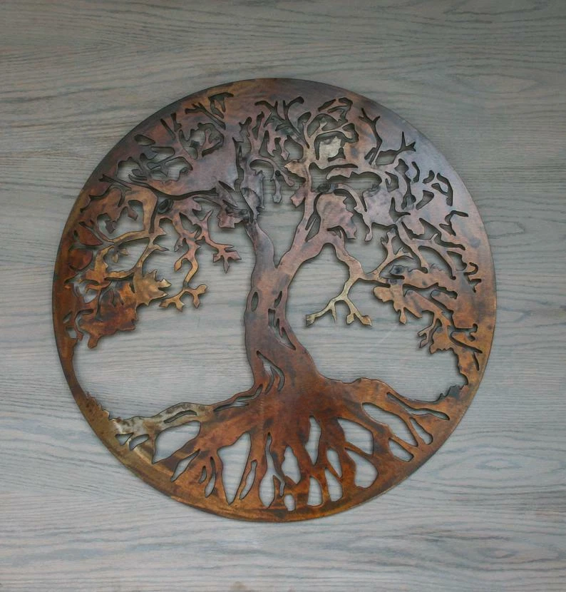 Tree of life metal sign  Tree of life wall decor Tree of life Wall art - Image 2 of 4
