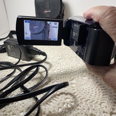 Sony Handycam DCR-SX41 Blue Camcorder 8GB   Carl Zeiss 60x Zoom  