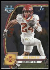 Abu Sama III Rookie 2024 Bowman University Chrome #7 Iowa State Cyclones