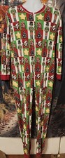 Buc-ees One Piece Unisex Adult XL Christmas Holiday Thermal Pajama Lounge Wear