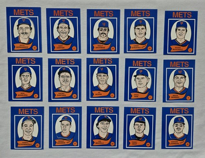 #ad 1986 Jim amp; Dave#x27;s New York Mets Team Set 30 Cards Rare Oddball $35.95