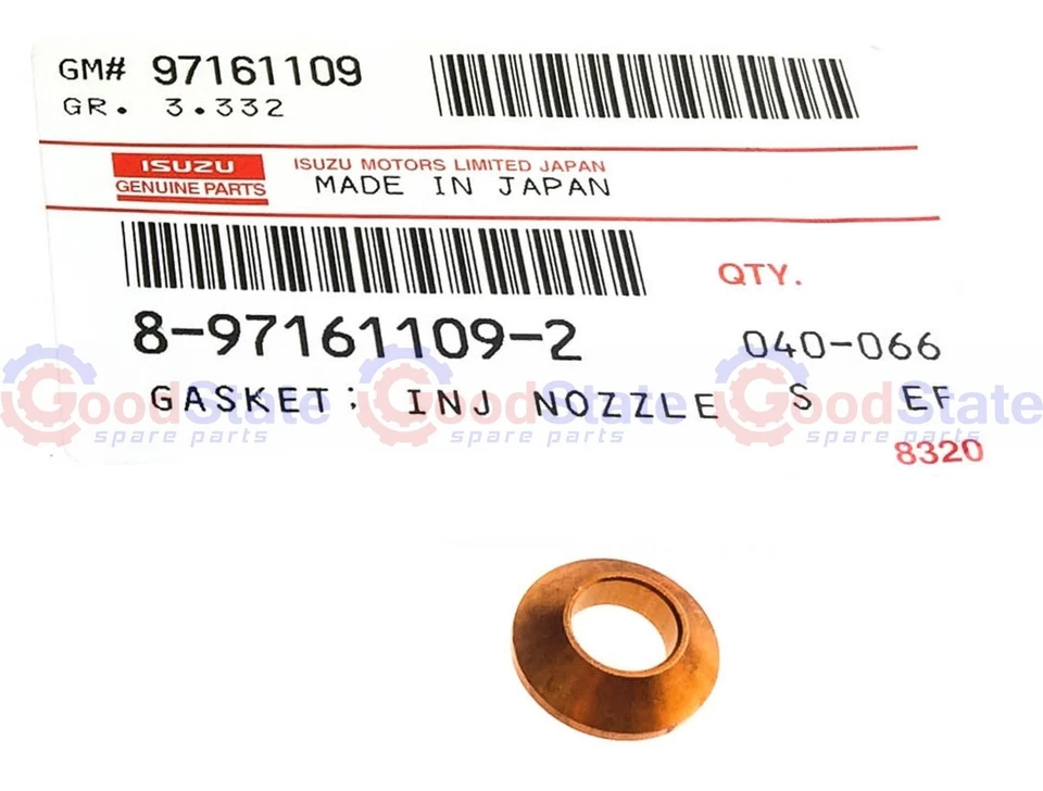 GENUINE Holden Jackaroo 4JX1 3.0 Litre Turbo Diesel Injector Sealing Washer Kit - Image 2 of 4