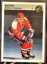 1993 Classic Pro Hockey Prospects Ken Klee #82 Washington Capitals