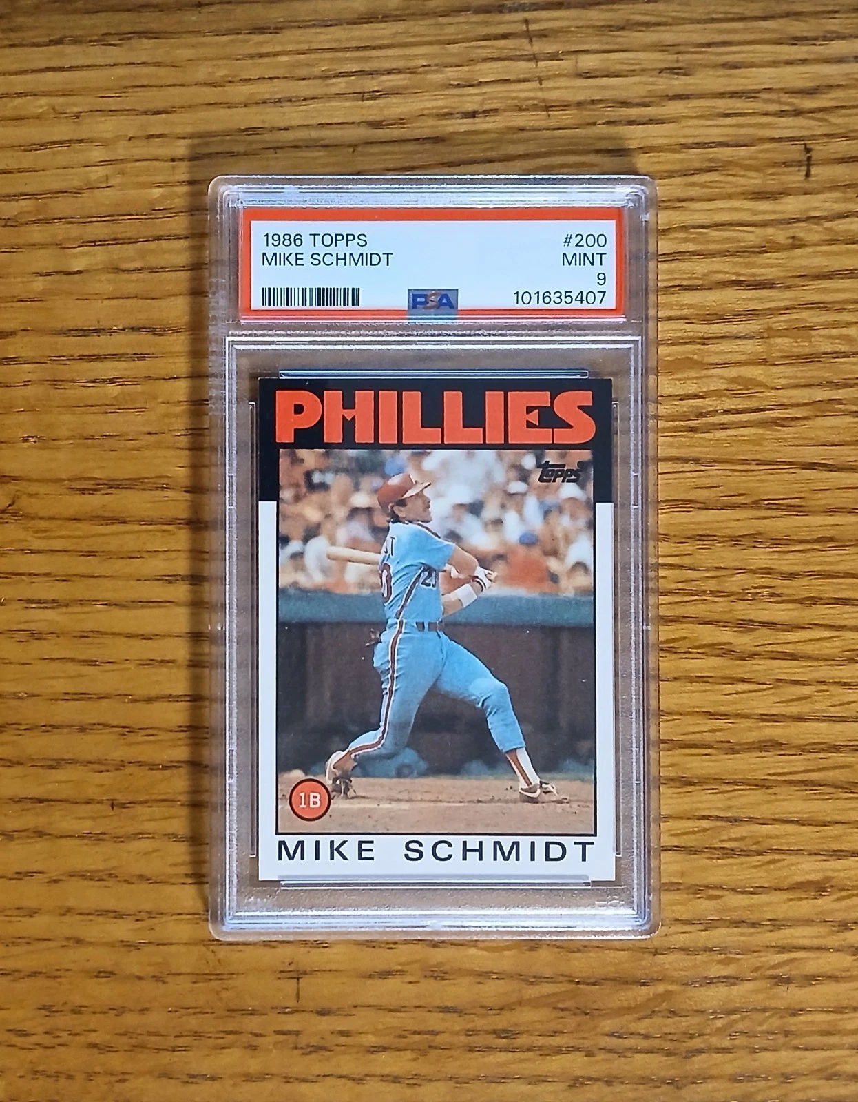 1986 Topps #200 Mike Schmidt🏆PSA 9🏆-Centered-