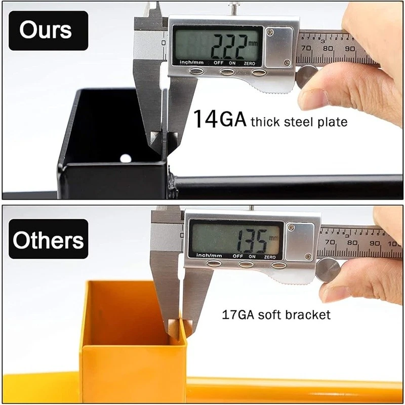 Suportes de madeira resistentes personalizáveis rack de ferro armazenamento externo novo - Imagem 4 de 4