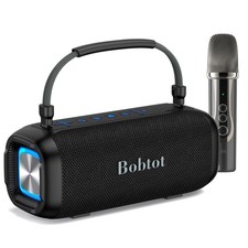 Portable Karaoke Machine, Speaker with Microphone, Three Echo Levels, Indoor ...