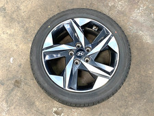 21-23 Hyundai Elantra Sel Wheel Tire 7 X 17 Rim Machined Charcoal 1 Oem B0.14