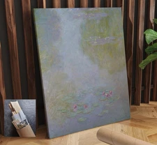 Claude Monet Gardens Pond Impressionism Landscape CANVAS WALL ART 24x30 in