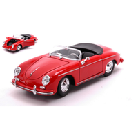 Porsche 356A Speedster 1959 Red 1:24 Welly Auto Stradali -D- Neues Modell