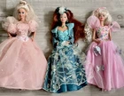 Vintage Barbies Set of 3 In Ball Gowns~Emerald Elegance, Birthday & Butterfly