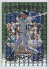 2021 Panini Mosaic Producers Green Mosaic Prizm Chipper Jones #P7 HOF 0kr5