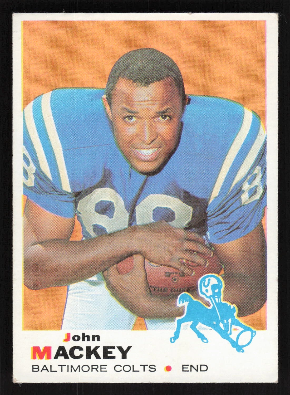 1969 Topps #207 John Mackey Card TCCCX