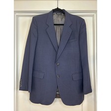 Vintage Surreys Pierre Cardin Mens Navy Blue Blazer Sport Coat Notch Lapel 42