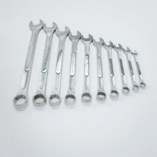 Vintage Thorsen Combination 10 Wrench Set  3/8" to 15/16" USA 12pt 2012 -2030