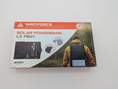 Yard Force Solar Powerbank LX PB21   21W Solar Ladegerät / Powerbank