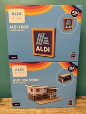 ALDI PLAY Aldi USA Grocery Store LOGO Bricks Building Toy 552 824 Pieces NEW