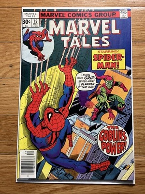 Marvel Tales # 79 Marvel Spider-Man Comic Book May 1977 Goblin
