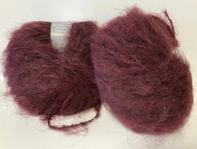 lot 10 pelotes de laine ALPAGA framboise 43/ fabriqué en Italie - Photo 1/3