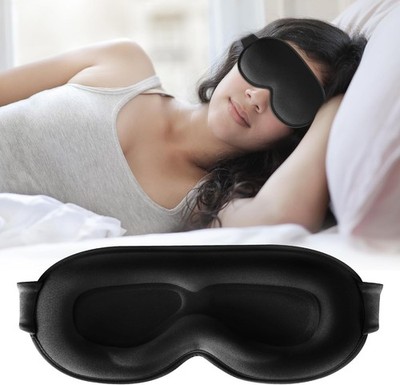 Sleep Mask for Women Men, Ultrathin Light Blocking Sleeping Mask, No Pressure On