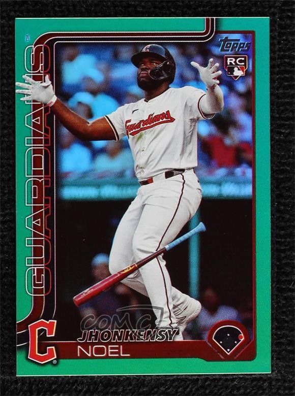 2025 Topps Series 1 Green Rainbow 58/99 Jhonkensy Noel #24 6q5