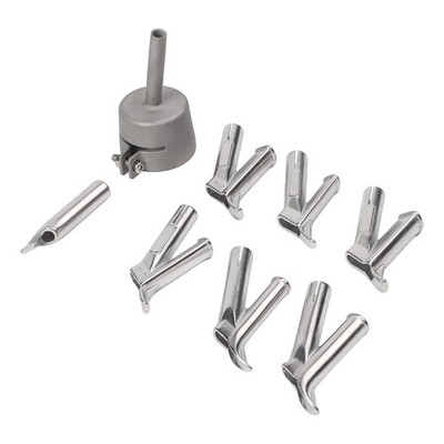 Heißluft-Schweißdüsen Set – 4 Stück, Ti-Legierung, Für 5 Mm Schweißdraht, Inkl. Speed-Düsen