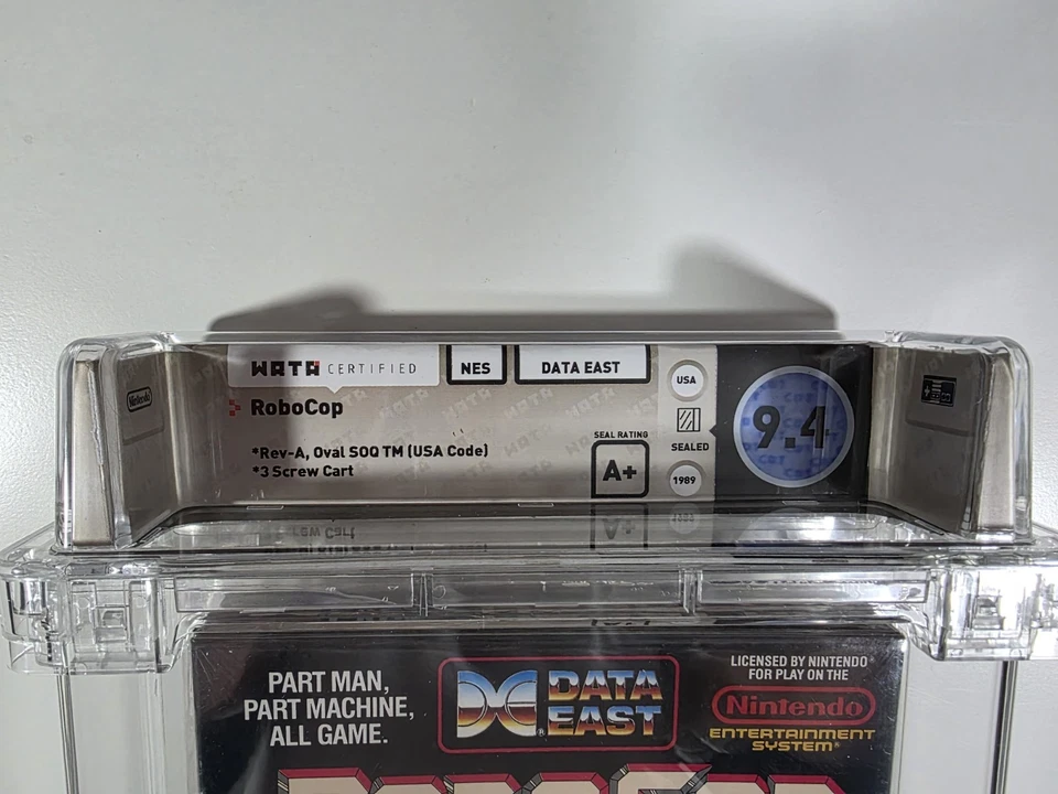 Robocop (Nintendo NES, 1989) - Factory Sealed WATA 9.4 A+ - Image 2 of 3
