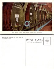 Asti California Italian Swiss Colony Winery Wine Vaults Postcard