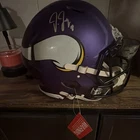 Minnesota Vikings Autographed Football Helmet Beckett Authenticated Original