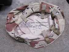 Desert Storm Pasgt Helmet Cover 6 Color Choclate Cip Camo 1990 Med/ Large NOS