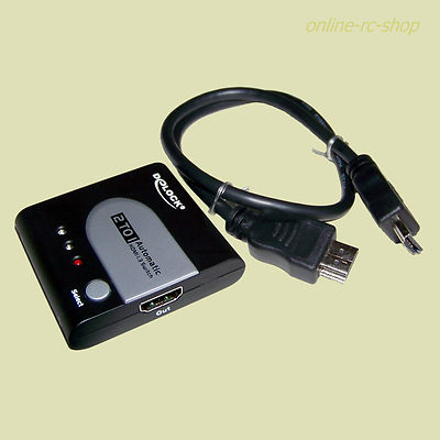 DeLOCK  HDMI 1.3 Switch - 2 Eingänge auf 1 Ausgang 61713 Auflösung bis Full-HD
