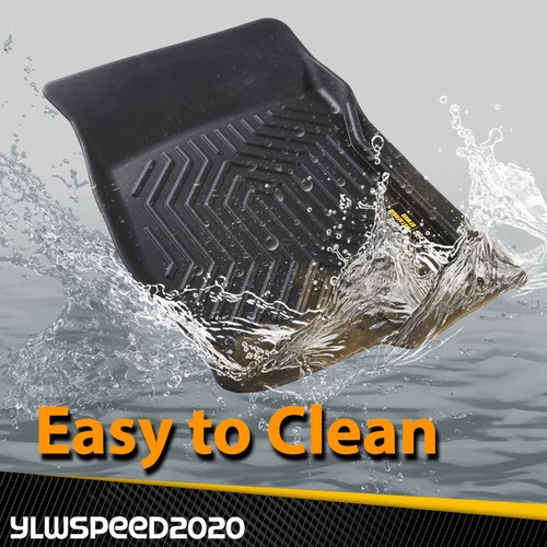 Floor Mats Liners Fit for 2007-2013 Silverado Sierra Crew Cab All Weather TPE - Bild 4 von 12