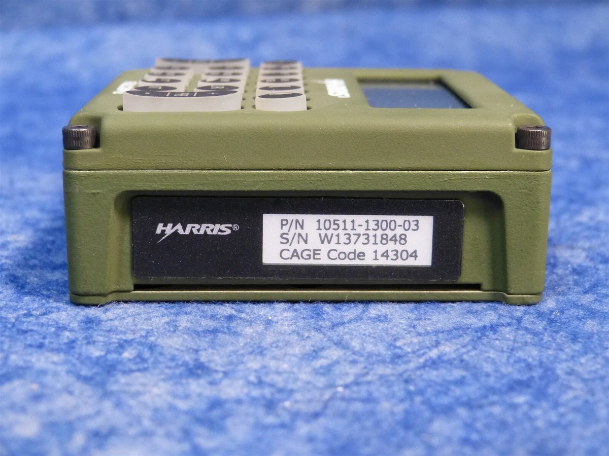 米軍　実物　HARRIS REMOTE CONTROL UNIT 送料無料　① Harris Falcon II Military Radio Control Panel w Cable & Adapter