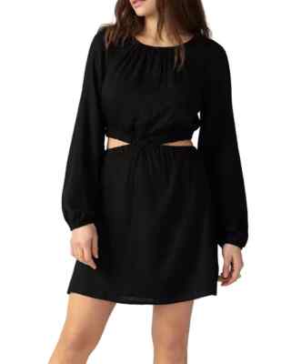 chinese dress ladies Chic Era Asymmetrical Long Sleeve Cutout Mini Dress